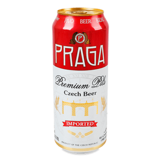 Пиво Praga Premium Pils 4,7% світле з/б (0,5л)