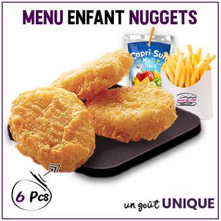 Menu Enfant Nuggets