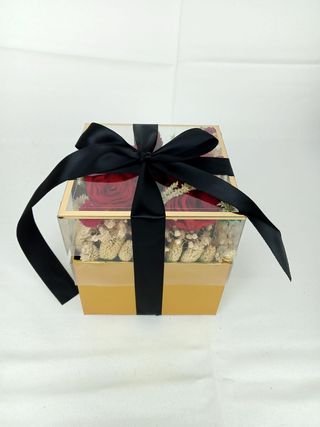 BOX PLEXI 4 ROSES ETERNEL