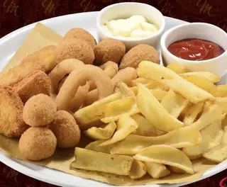 Fritto misto patatine