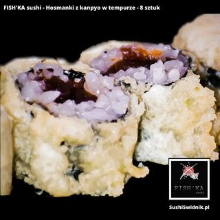 Hosomaki z kanpyo 8szt