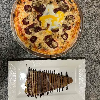 Bosanska pizza i palačinak eurokrem