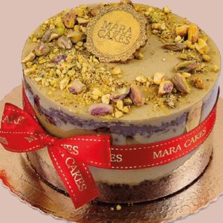 Bolo de Pistachio e Chocolate