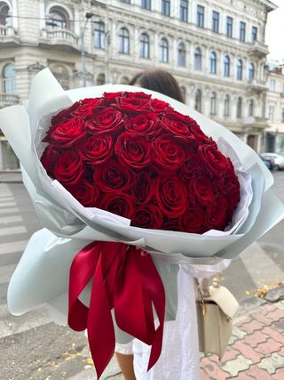 51 червона троянда "Explorer"