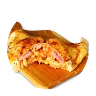 Calzone prosciutto & funghi