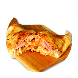 Calzone prosciutto & funghi
