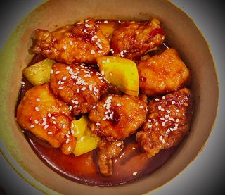 C4 Pollo in agrodolce 酸甜鸡块