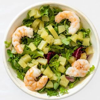 Ensalada Tropical Con Gambas