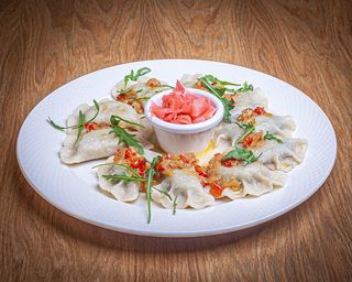 Pierogi gotowane z gesiną 8szt