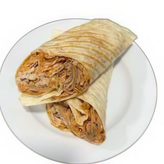 Durum de pollo solo carne y salsa