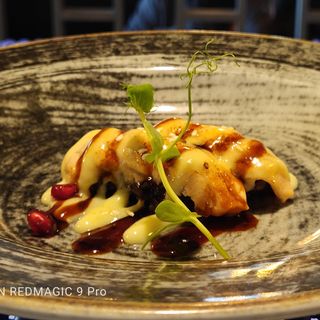 173-Black salmone Flambe