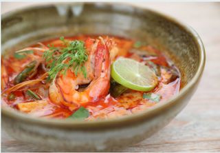 123. Langostinos Con Salsa Yu Xiang