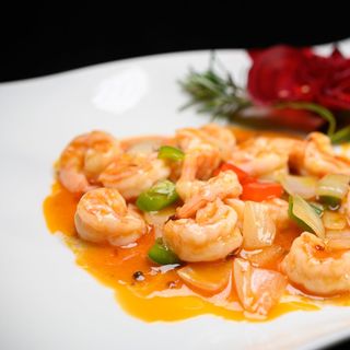 41b. Gamberi al si-chuan piccante