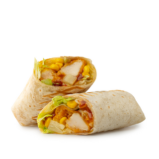 Шаурма з курячими стріпсами та ананасом