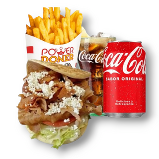 Menú Doner Kebab Queso Dentro 