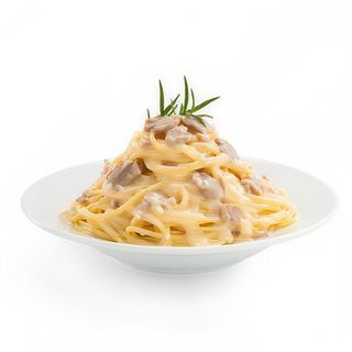 Spaghetti Alla Carbonara Con Nata