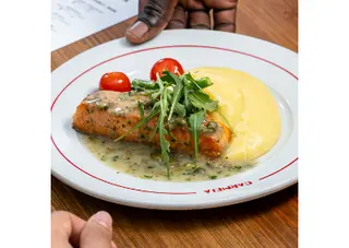 Salmon a la menier