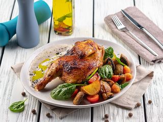 Смажена половина курча (550g)