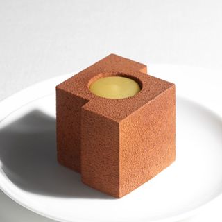 Geometria di cioccolato e pepe