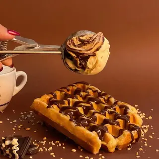 Gofre con Nutella