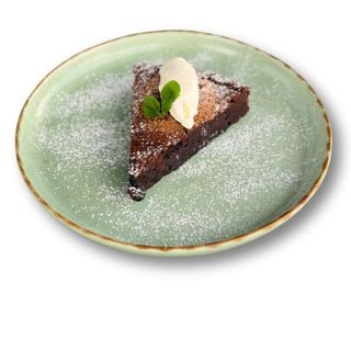 Шоколадно-чорничний брауні 