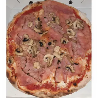 Pizza Prosciutto Y Fungi (40 Cm.)