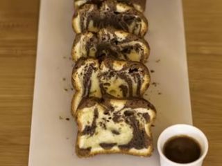 Cake marmolado de vainilla y chocolate