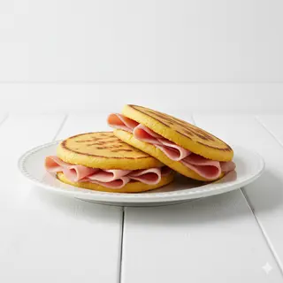 Arepa De Queso Y Jamón York