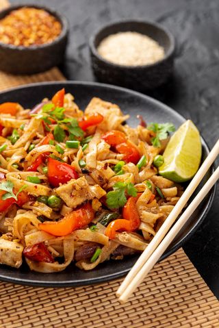 Pad Thai de Cogumelos