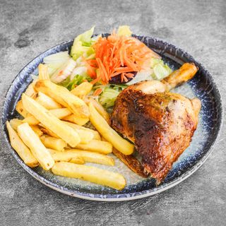 Cuarto de pollo A La Brasa