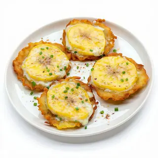 Patacones Con Queso