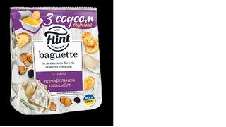 Сухарики пшеничні зі смаком "Трюфельний камамбер"55гз соусом сирний 15г