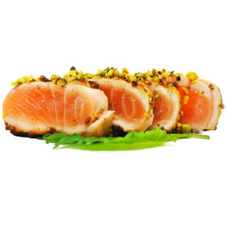 141- Sake tataki pistacchio - 8 pezzi