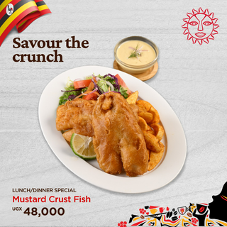 Mustard Crust Fish