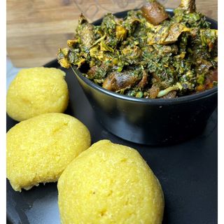 Afang Soup with Swallow