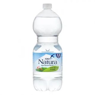 Agua Mineral Natural Font Natura Botella 1,5 L.