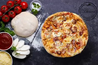 Pizza Gorgonzola & prosciutto crudo