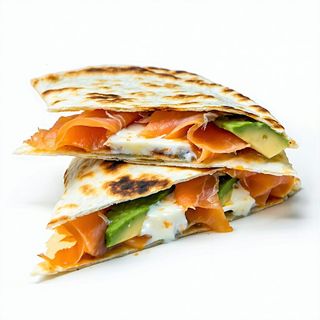 Panino, salmone affumicato, Philadelphia, avocado