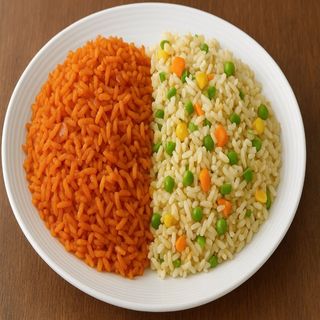 Jollof Rice + Fried Rice