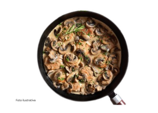 ternera con champiñones