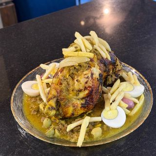 Poulet Grillé Avec Daghmira