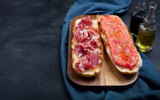 Tostada Con Jamón ibérico