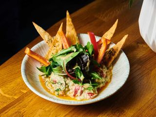 Salată de vinete cu ardei copt