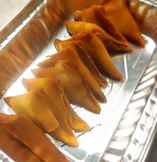 16A. samosa-Wan-Tun Vegetales Frito  (10 pzs)