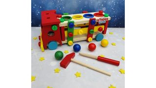 Деревянная машина-конструктор + стучалка