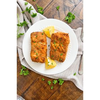 Salted fillet fish in sauce