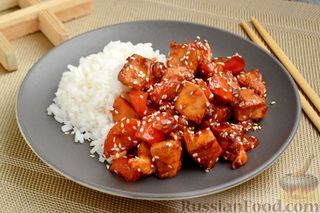 Курица в сладком соусе