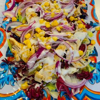 4 Lattuga, pollo grigliato