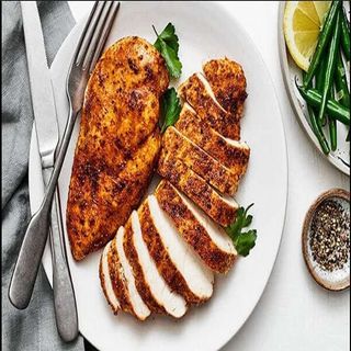 Peito de Galinha frito com Camarão