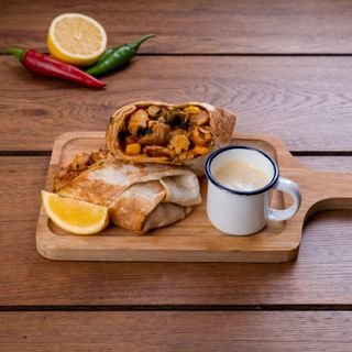 ბურიტო ქათმის ხორცით